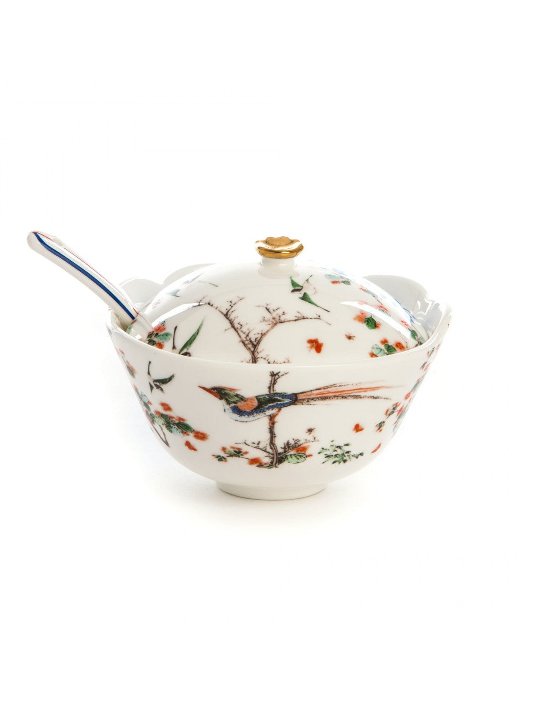 SELETTI Hybrid Porcelain Sugar Pot - Maurilia - set of 2