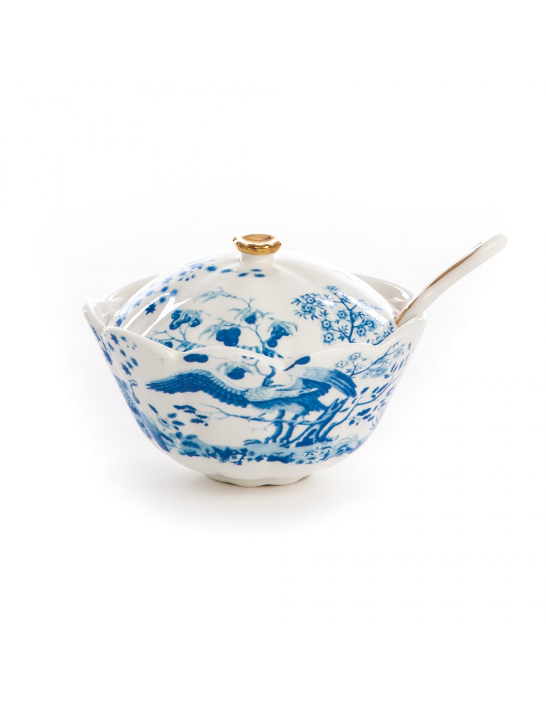 SELETTI Hybrid Porcelain Sugar Pot - Maurilia - set of 2