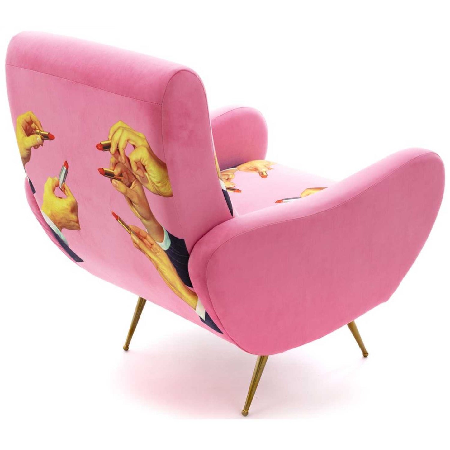 Seletti Toiletpaper Armchair - Lipsticks Pink