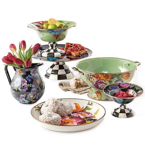 Flower Market Pitcher - Black