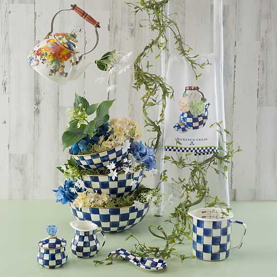 Royal Check Enamel Spoon Rest