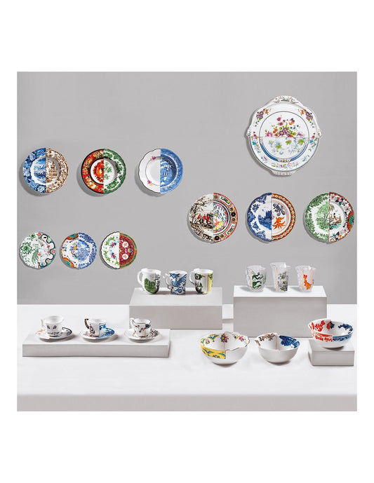 SELETTI Hybrid Porcelain Dessert plate - Eudossia - pack of 2
