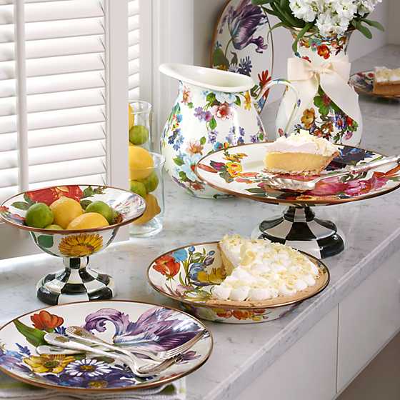 Flower Market Pitcher - White