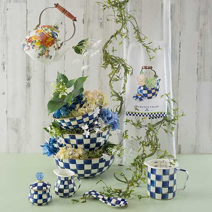 Royal Check Enamel Spoon Rest
