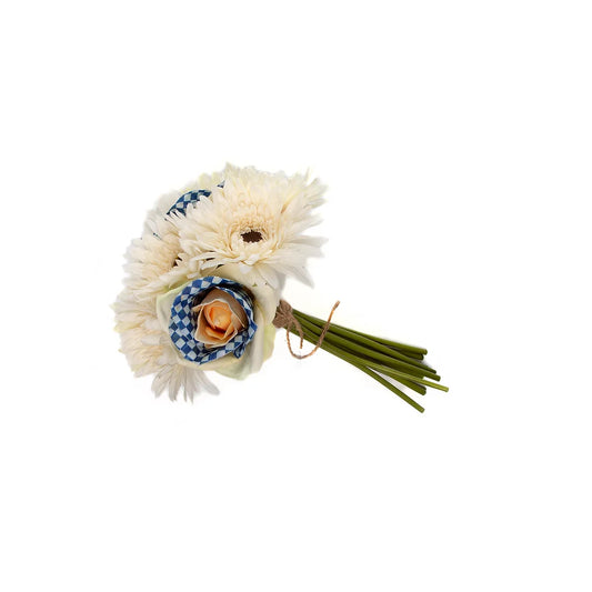 Royal Check Bouquet - White
