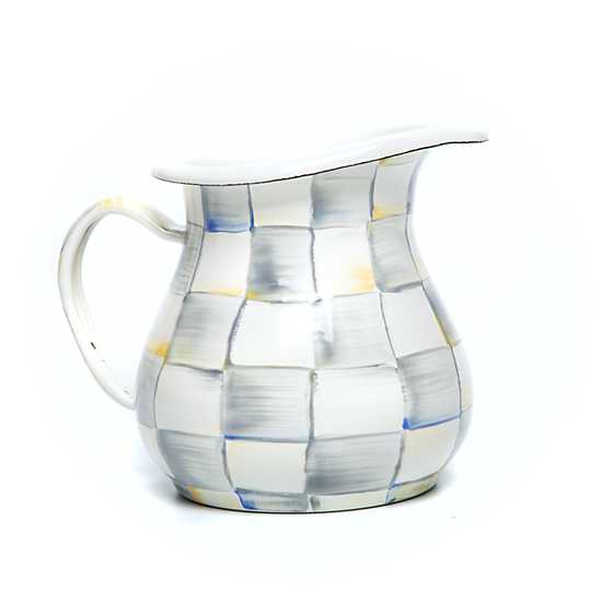 MacKenzie-Childs Sterling Check Creamer