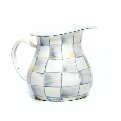 MacKenzie-Childs Sterling Check Creamer