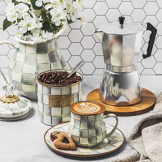 MacKenzie-Childs Sterling Check Mug