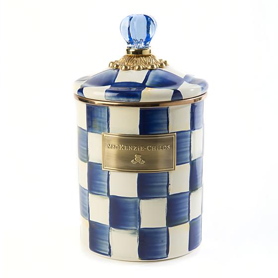 MacKenzie-Childs Royal Check Canister - Medium Kitchen Mackenzie Childs 