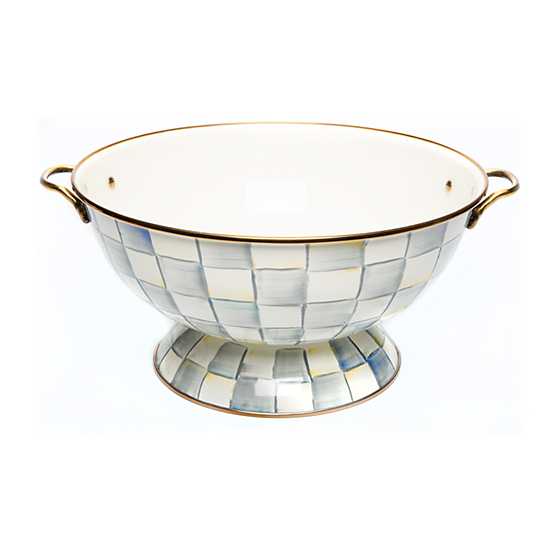MacKenzie-Childs Sterling Check Everything Bowl