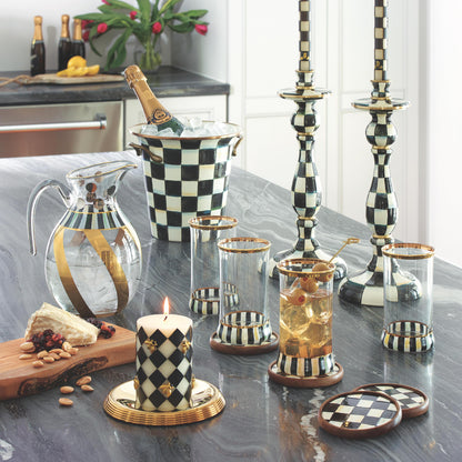 MacKenzie-Childs Courtly Check Coasters - Set of 4 Tableware Mackenzie Childs 